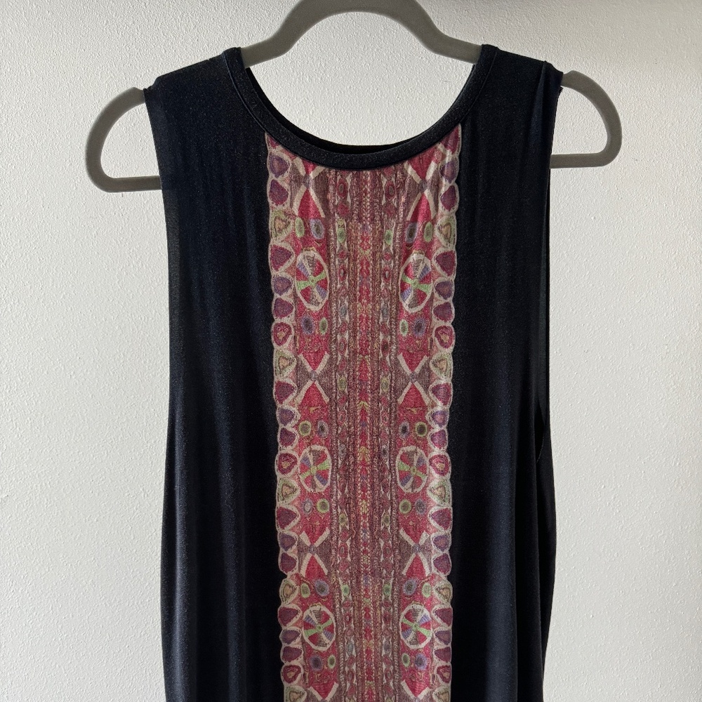 Haute Hippie Tribal print muscle T